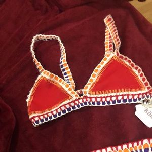NWT Kiini Kaya Swim Top